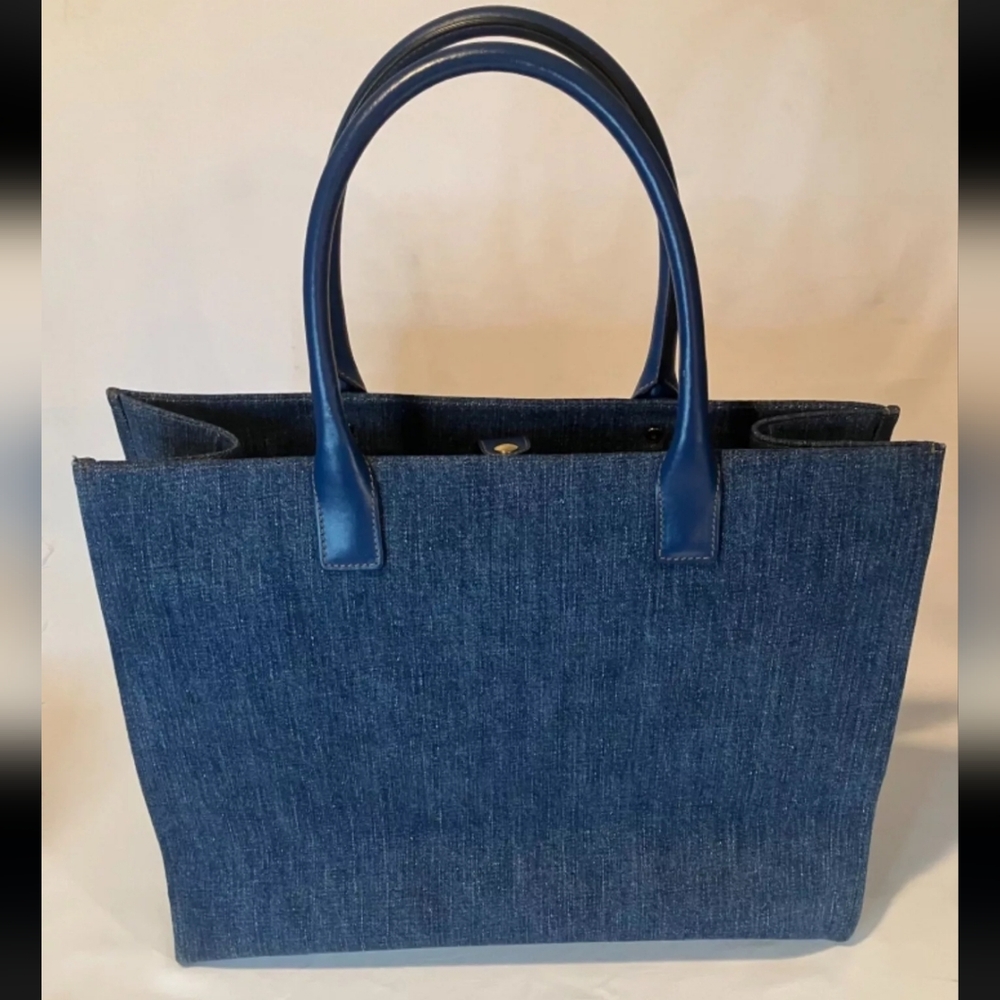 Versace brand Denim Tote bag - Picture 3 of 15